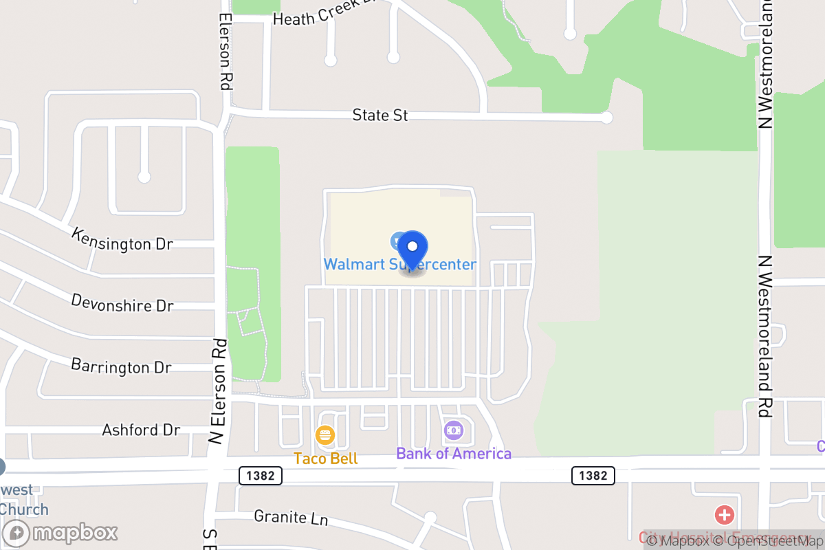 Map of 951 W Beltline Rd