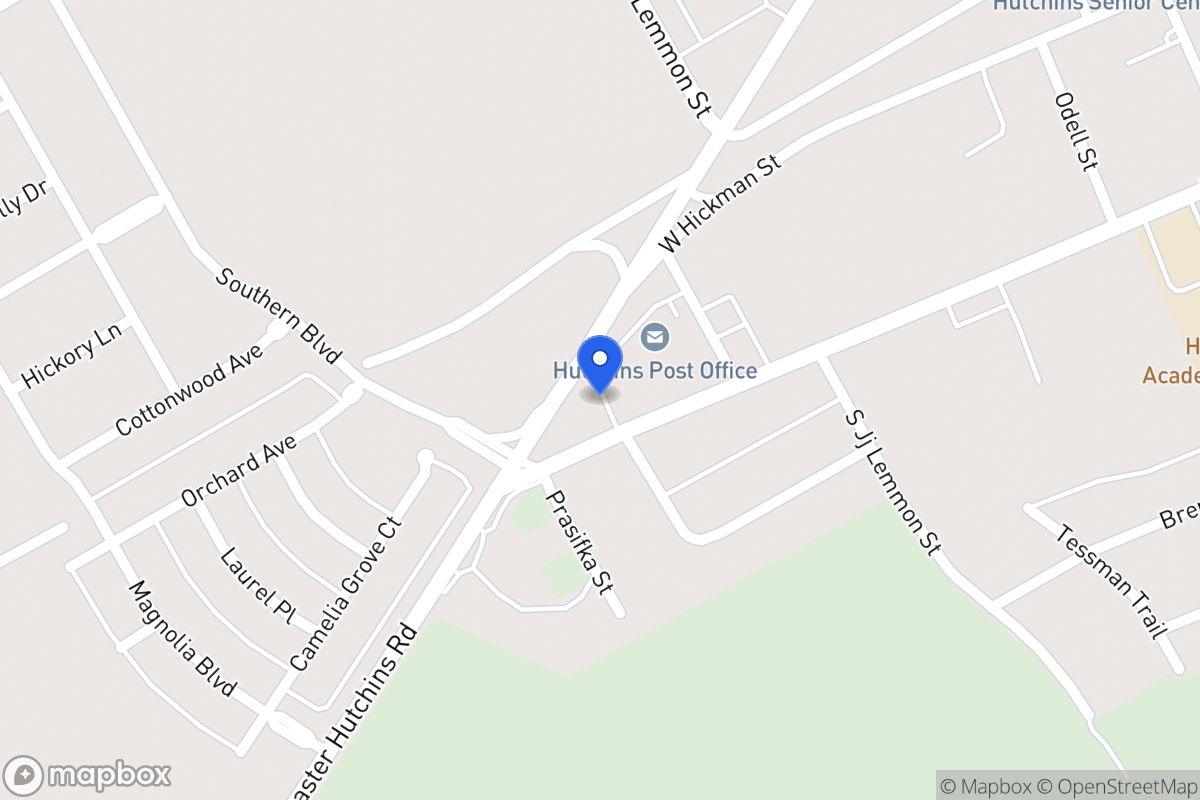 Map of 801 W Palestine St