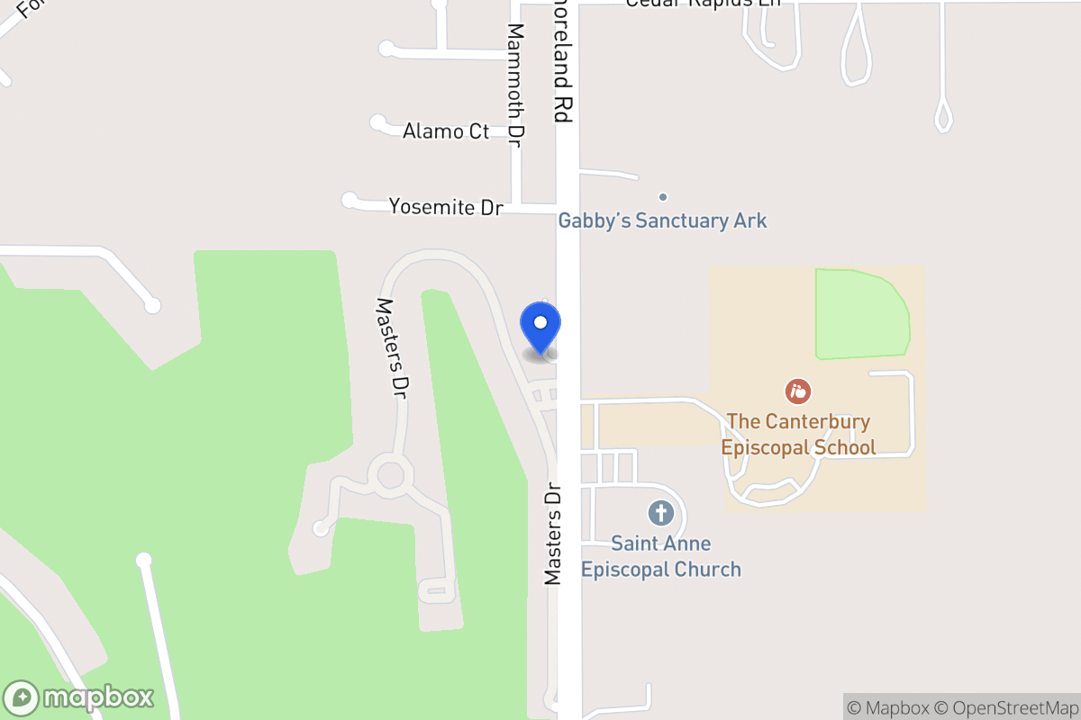 Map of 1801 N Westmoreland Rd