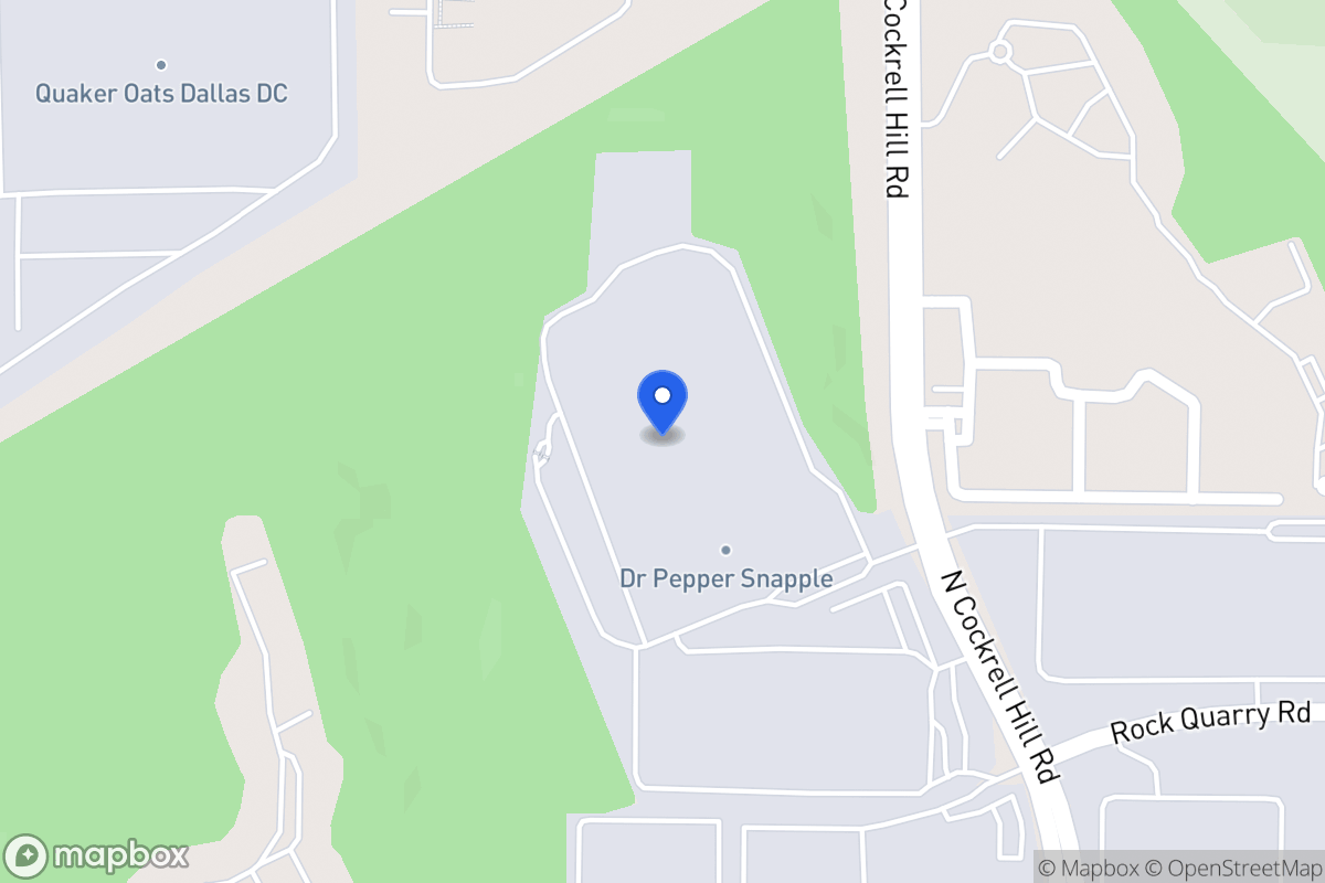 Map of 1251 N Cockrell Hill Rd