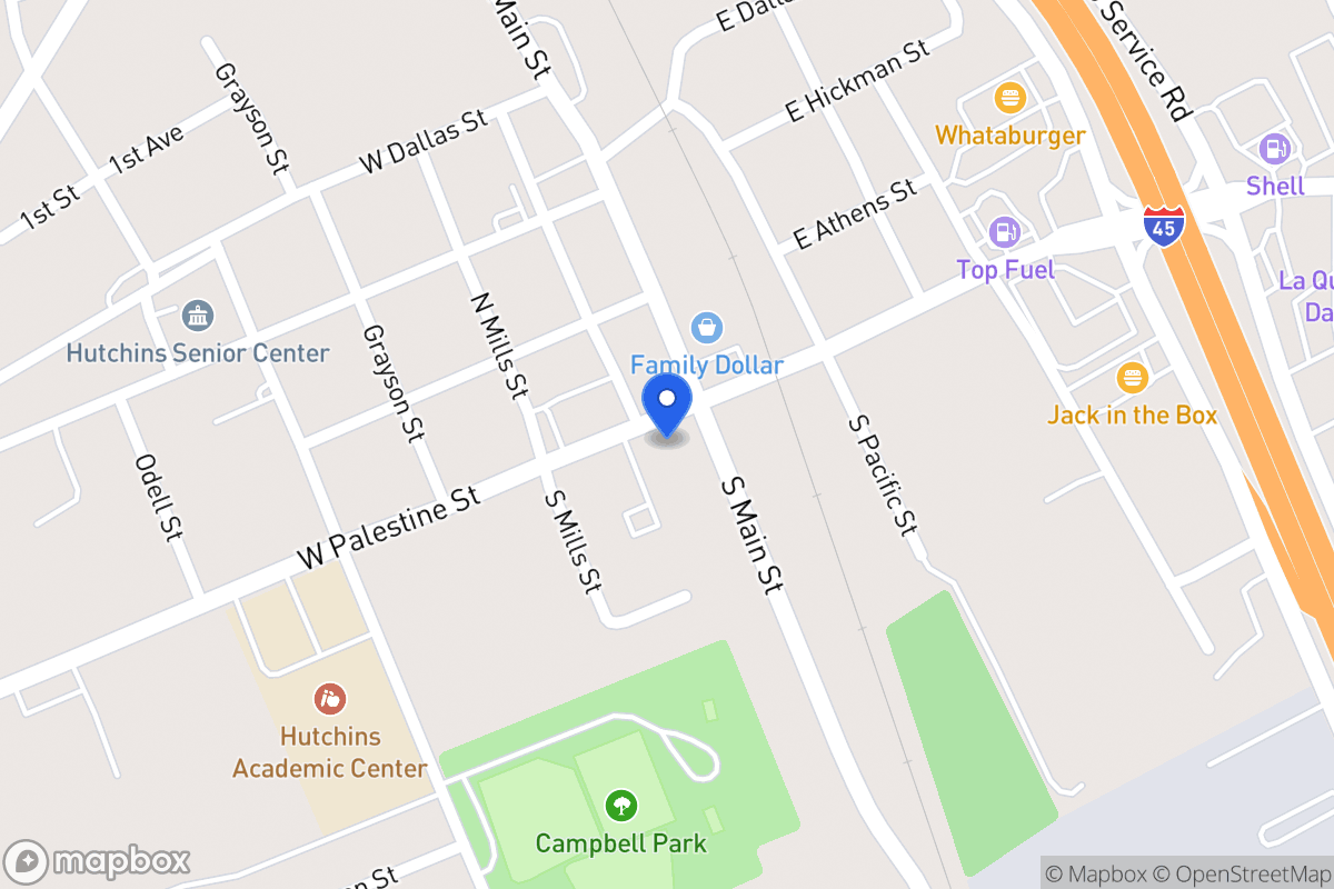Map of 104 W Palestine St