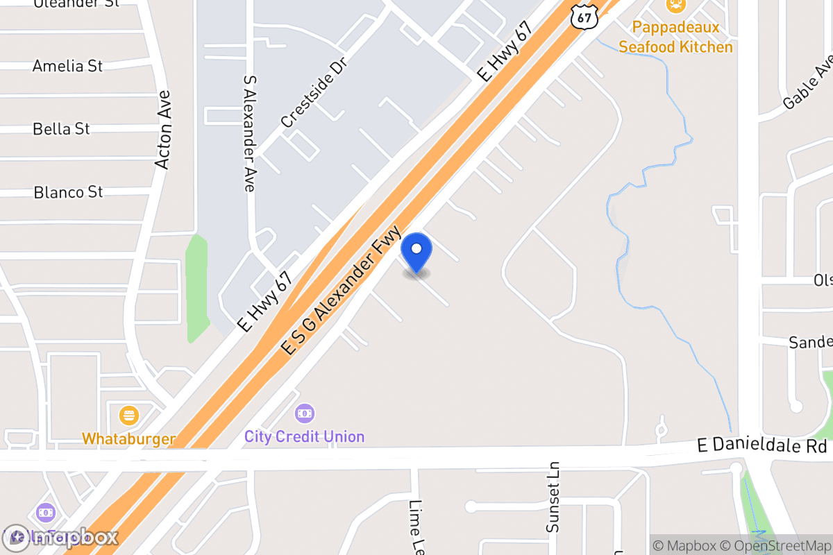 Map of 610 E Us Hwy 67