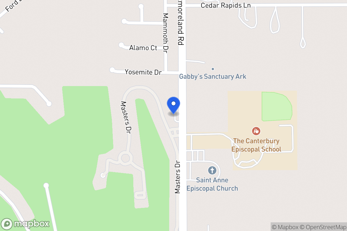 Map of 1805 N Westmoreland Rd