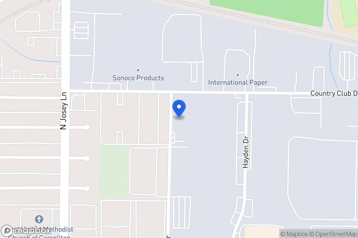 Map of 1700 Metrocrest Dr
