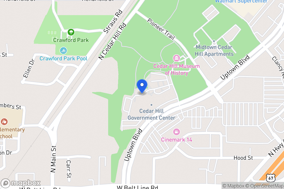 Map of 285 Uptown Blvd