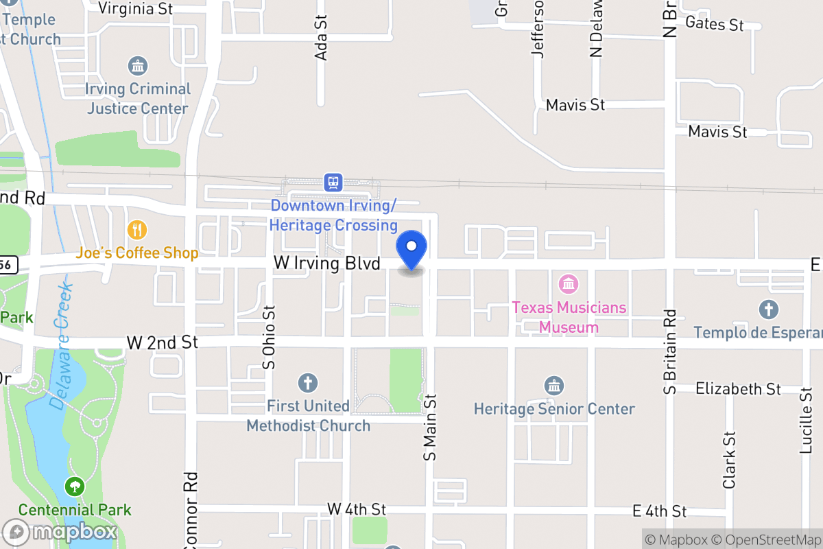 Map of 101 S Main St