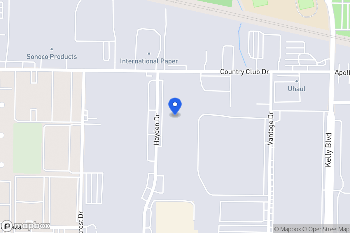 Map of 1720 Hayden Dr