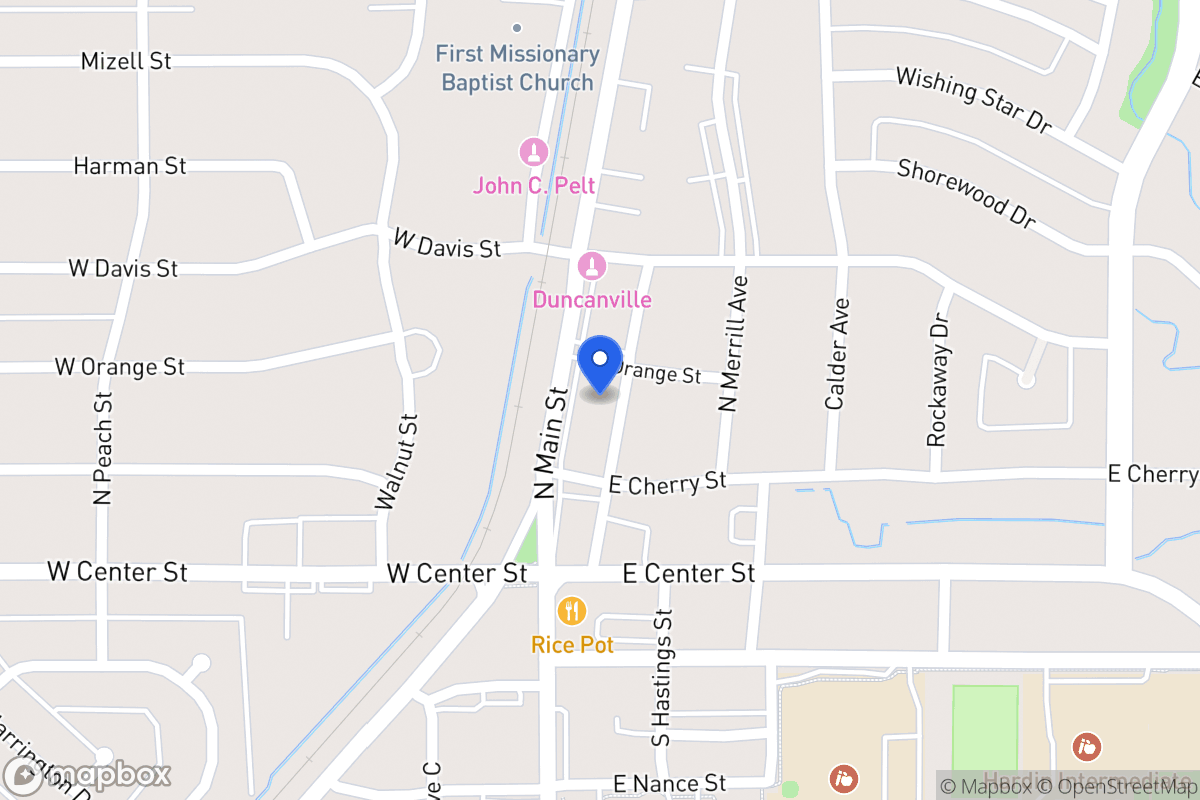 Map of 212 N Main St