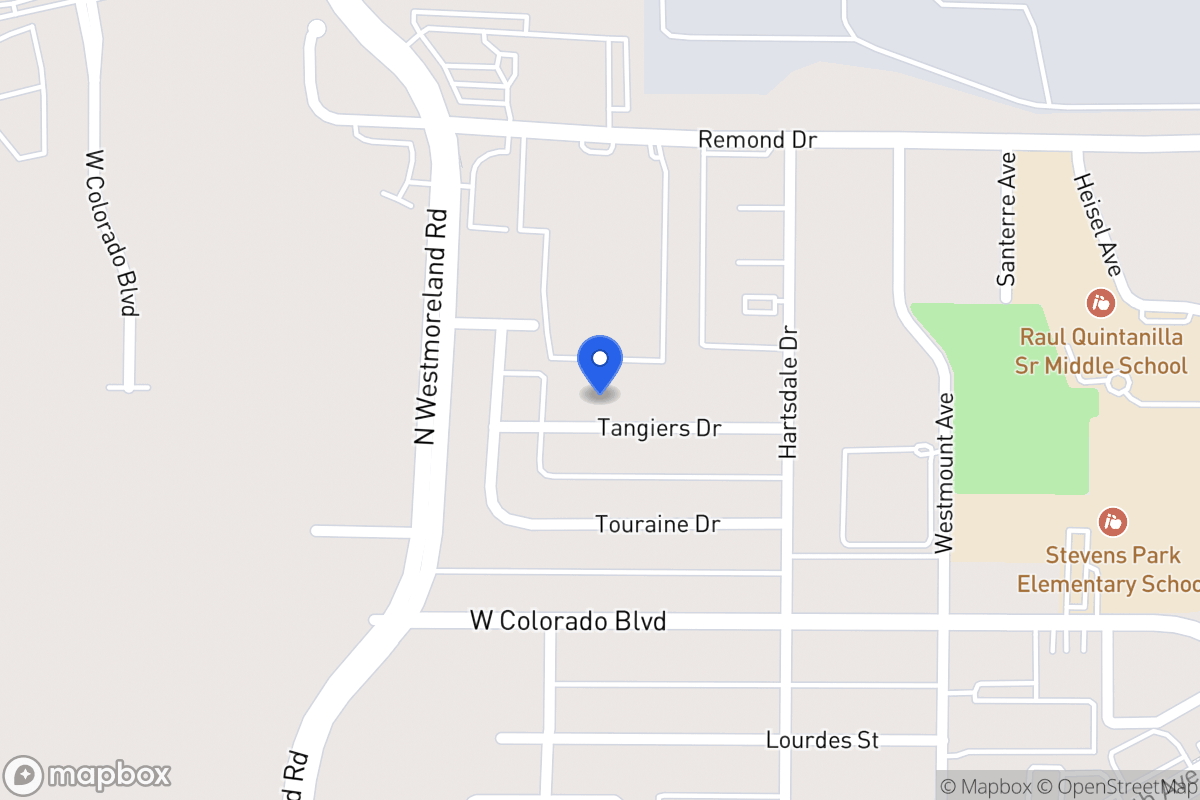 Map of 3015 Tangiers Dr