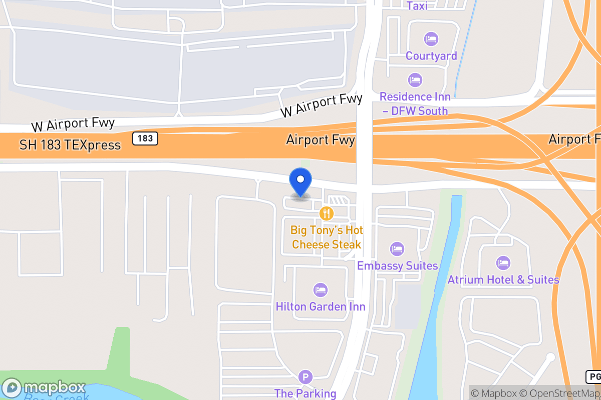 Map of 4920 W Airport Fwy