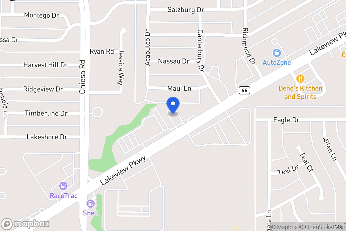 Map of 7601 Lakeview Pkwy