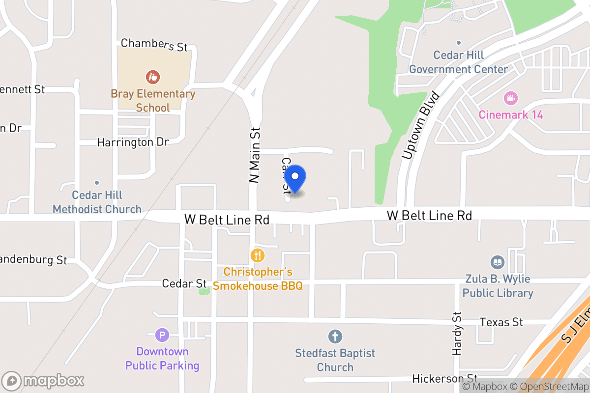 Map of 405 W Belt Line Rd