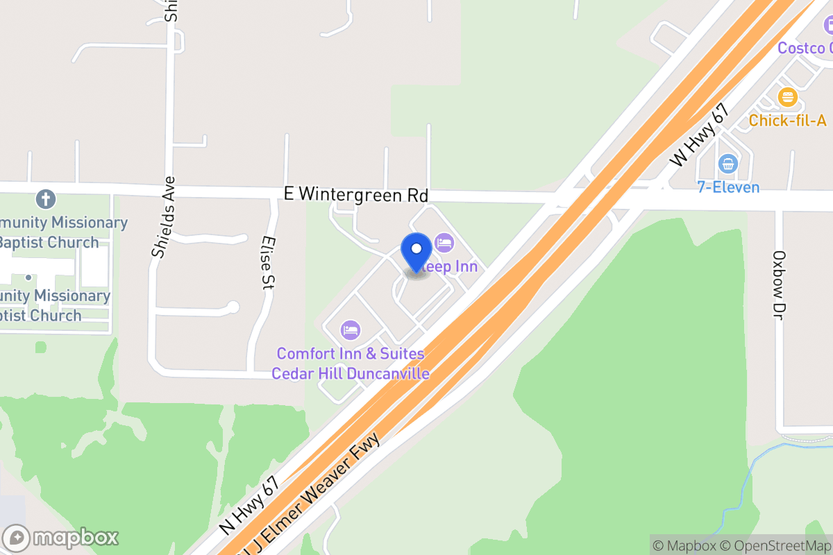 Map of 1427 N J Elmer Weaver Fwy