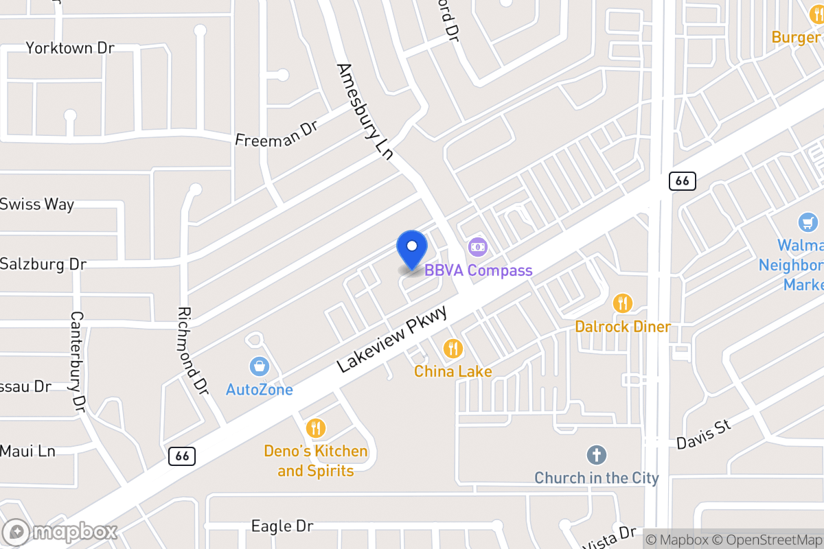 Map of 8301 Lakeview Pkwy