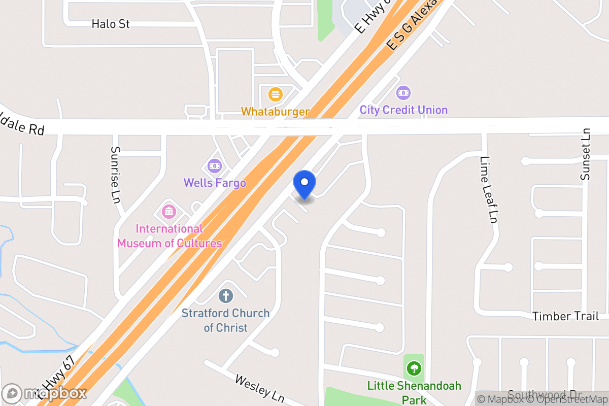 Map of 420 E S G Alexander Fwy