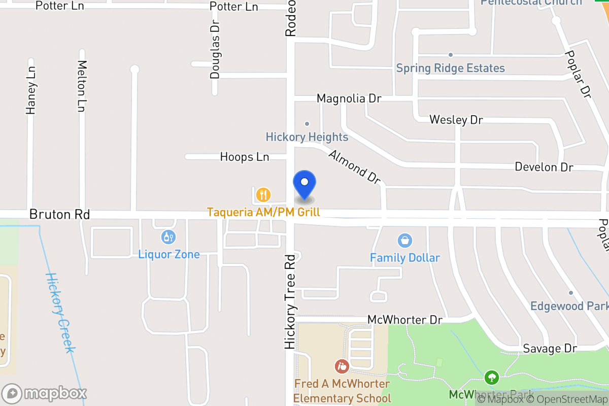 Map of 1520 Rodeo Center Blvd
