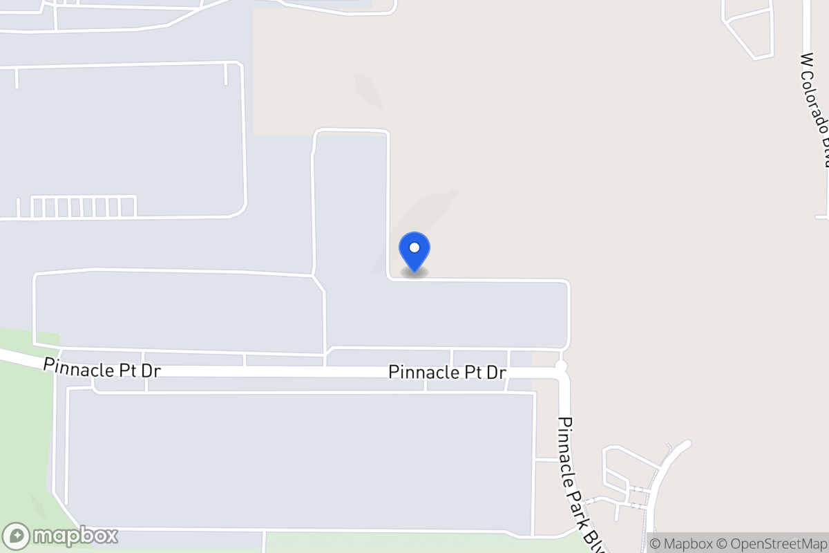 Map of 3601 Pinnacle Point Dr