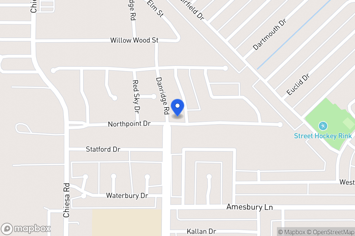 Map of 7201 Mercurys Rd