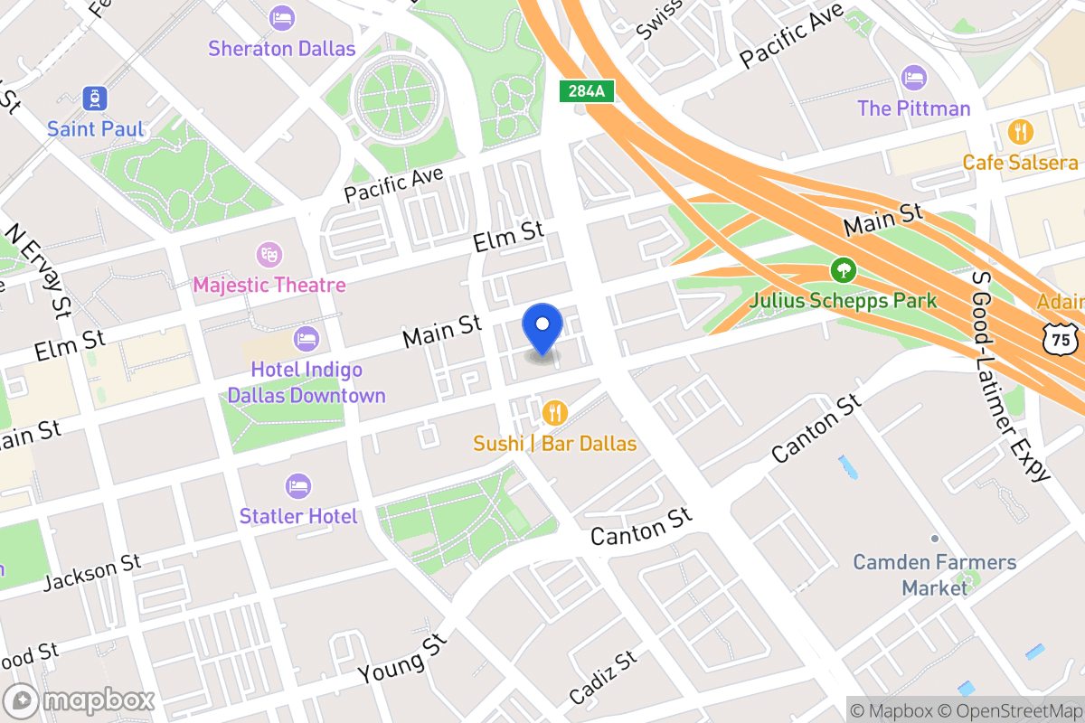 Map of 2111 Commerce St