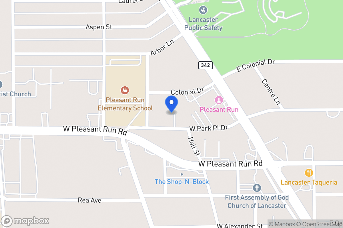 Map of 323 Park Place Dr