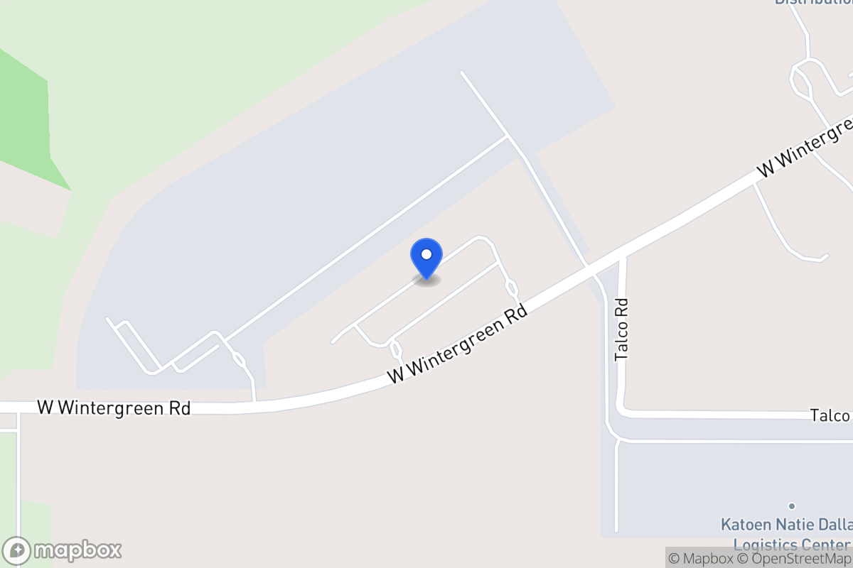 Map of 1351 W Wintergreen Rd
