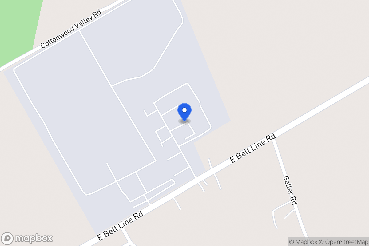Map of 1319 E Beltline Rd