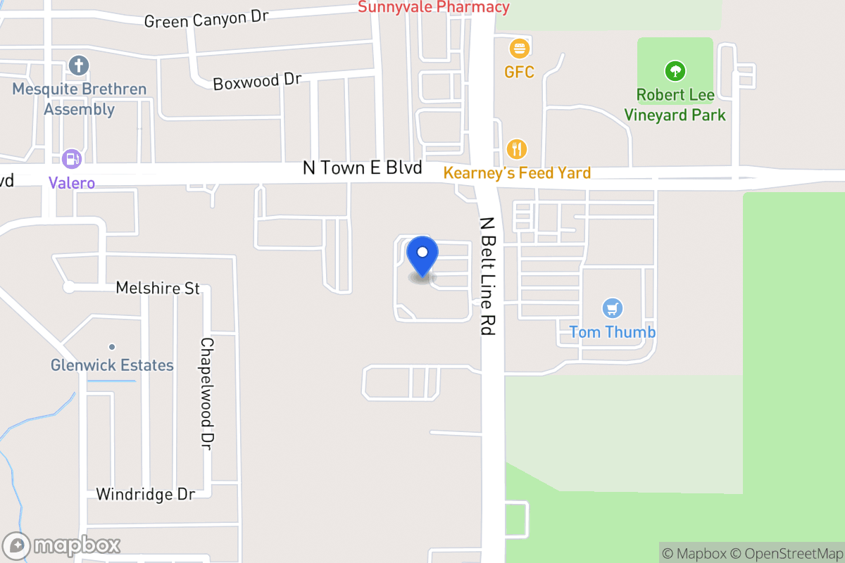 Map of 3501 Belt Line Rd