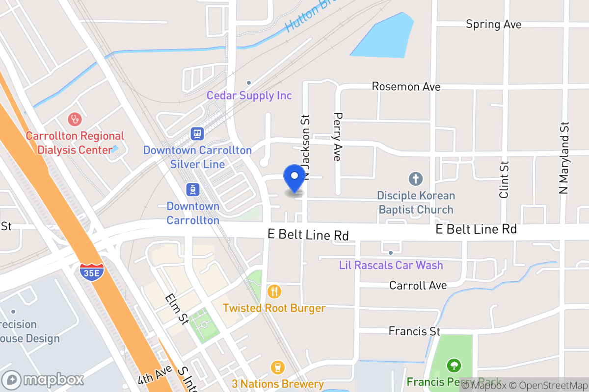 Map of 1009 N Jackson St