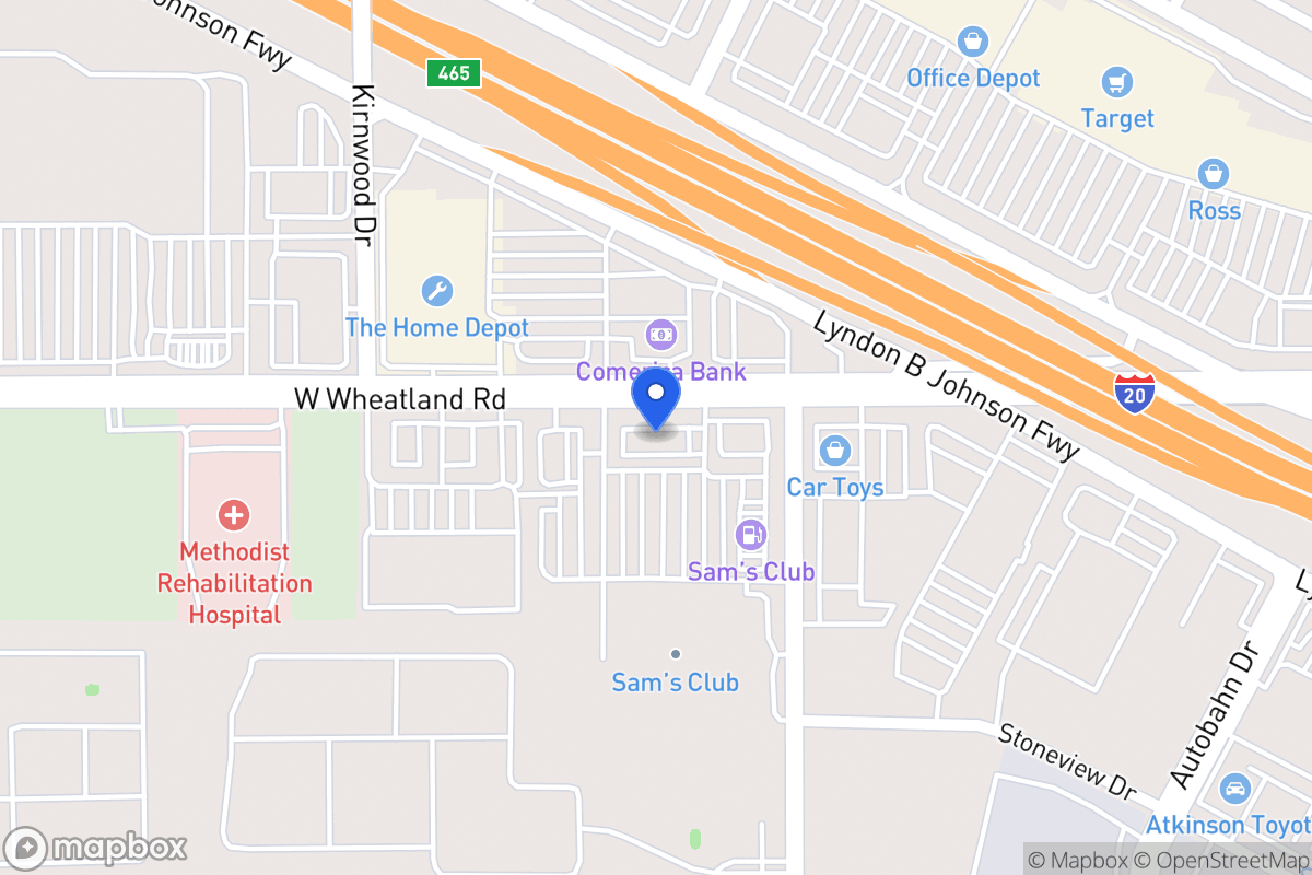 Map of 2900 W Wheatland Rd