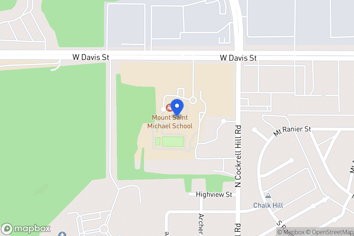 Map of 4500 W Davis St