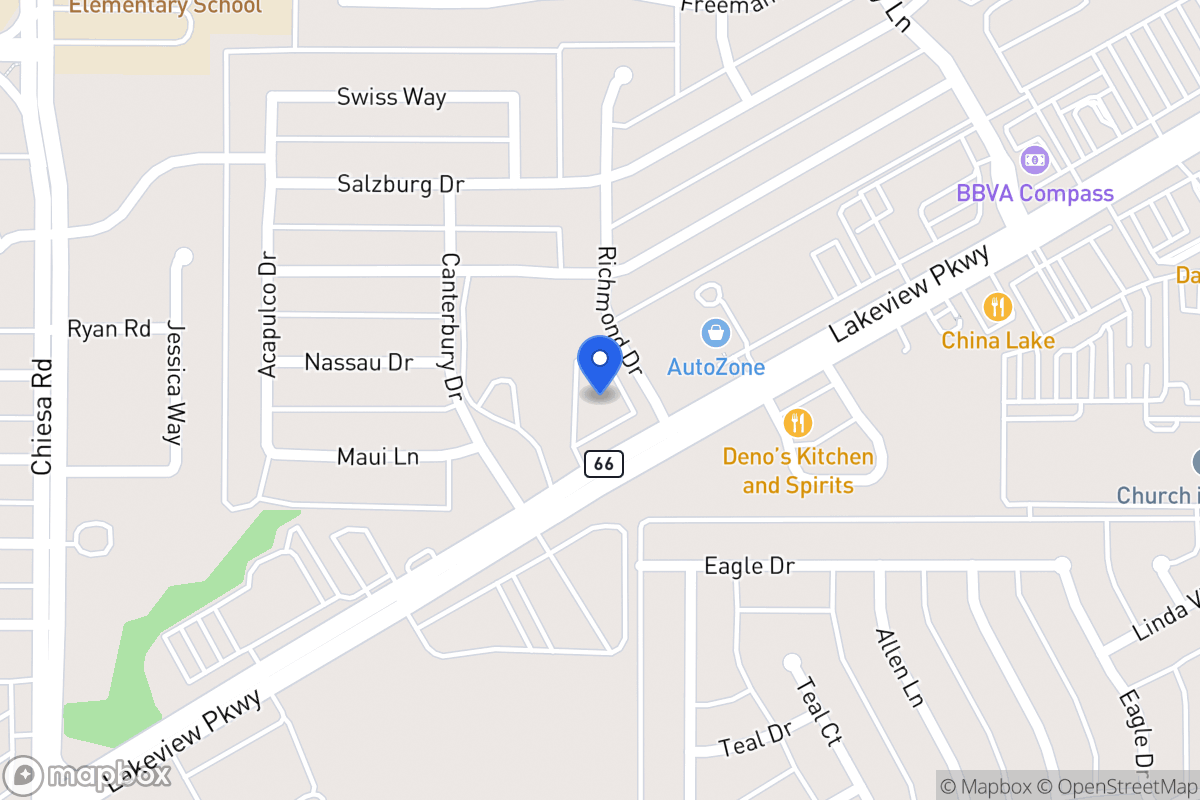Map of 7801 Lakeview Pkwy
