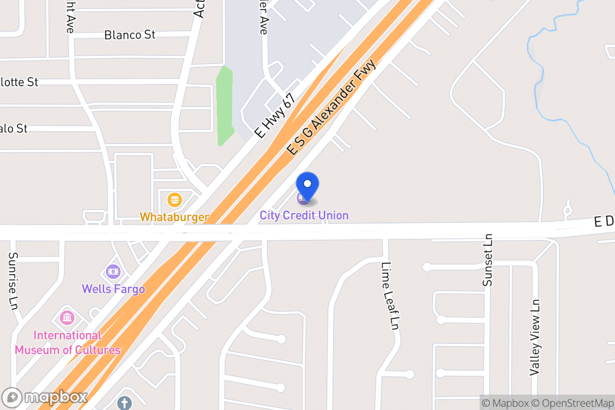 Map of 506 E S G Alexander Fwy
