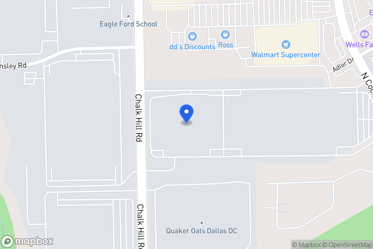 Map of 1415 N Cockrell Hill Rd