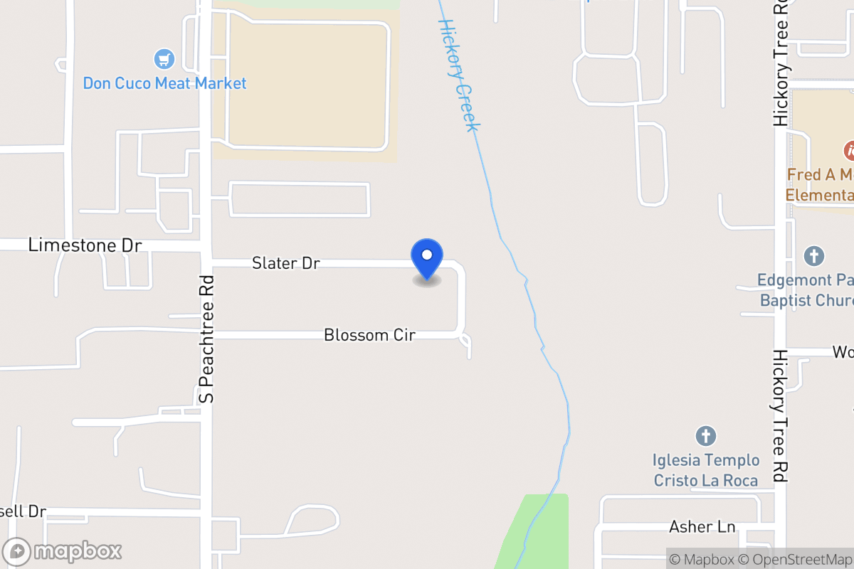 Map of 11510 Slater Dr
