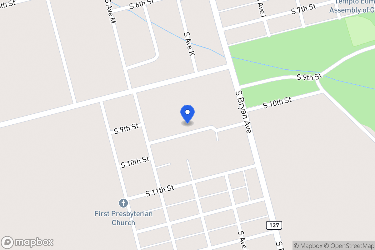 Map of 1206 S 10th