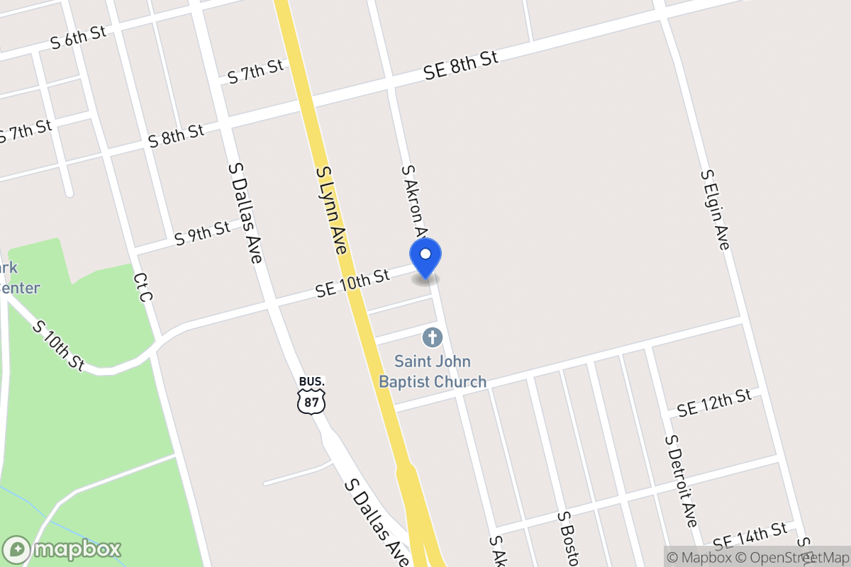 Map of 111 Se 10th
