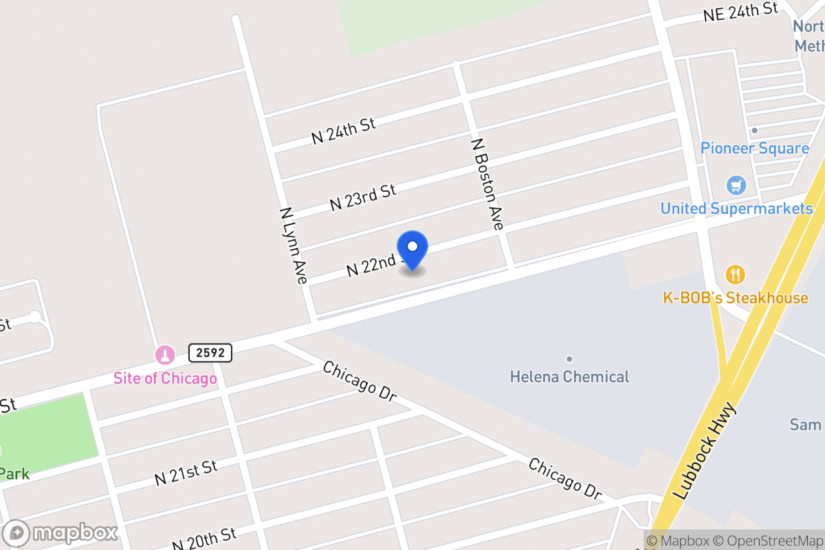 Map of 213 N 22nd Pl