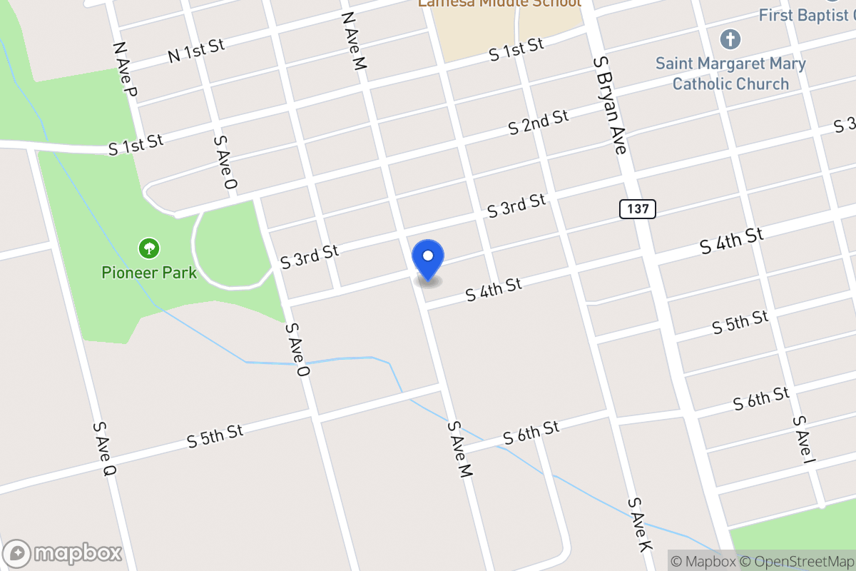Map of 1312 S 4th