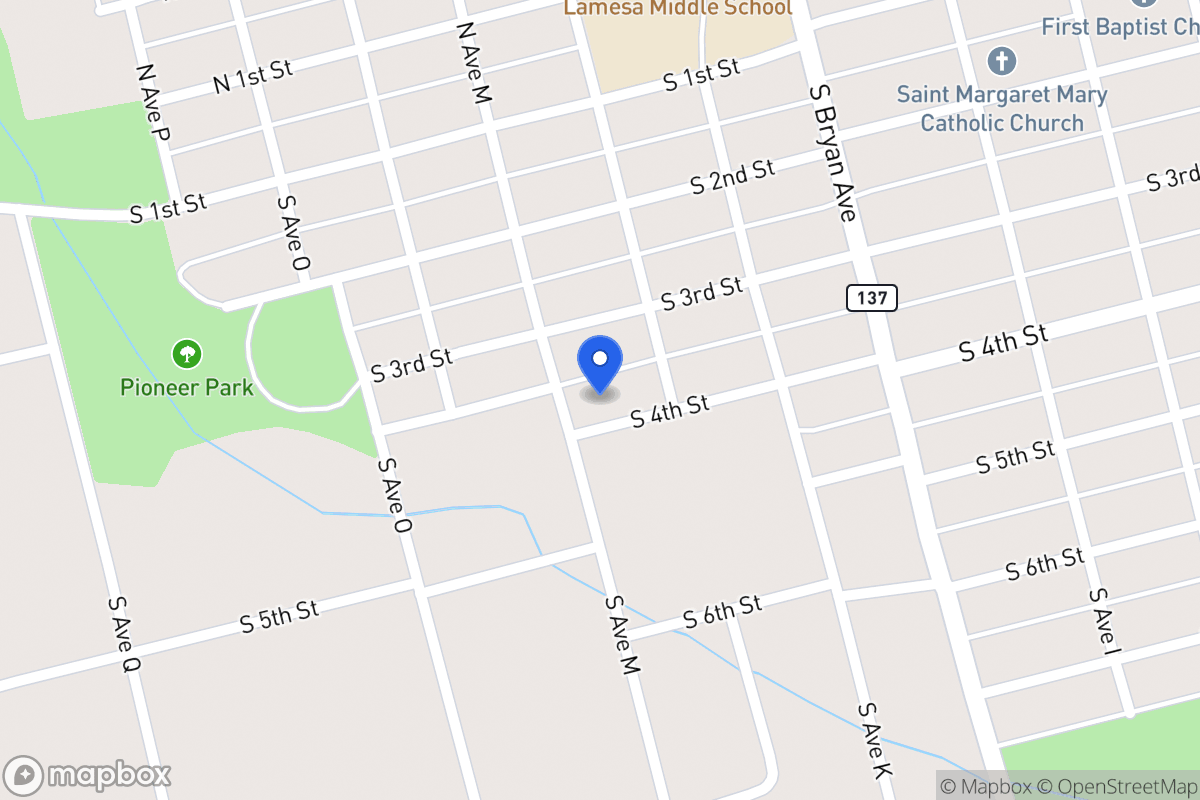 Map of 1310 S 4th