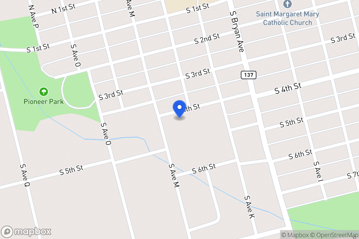 Map of 1305 S 4th