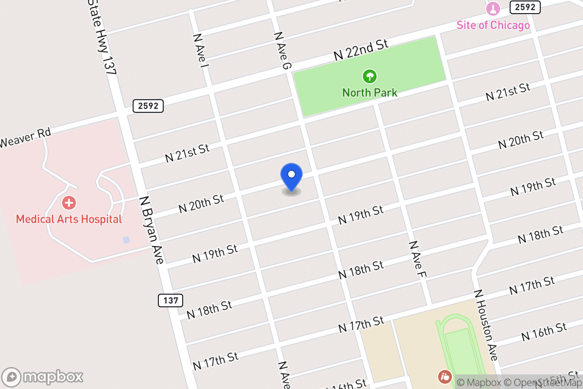 Map of 805 N 20th