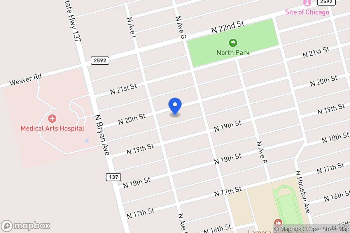 Map of 809 N 20th
