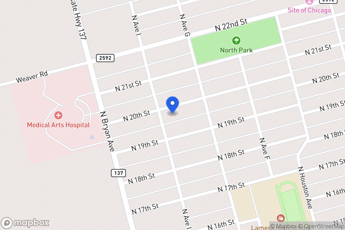 Map of 811 N 20th