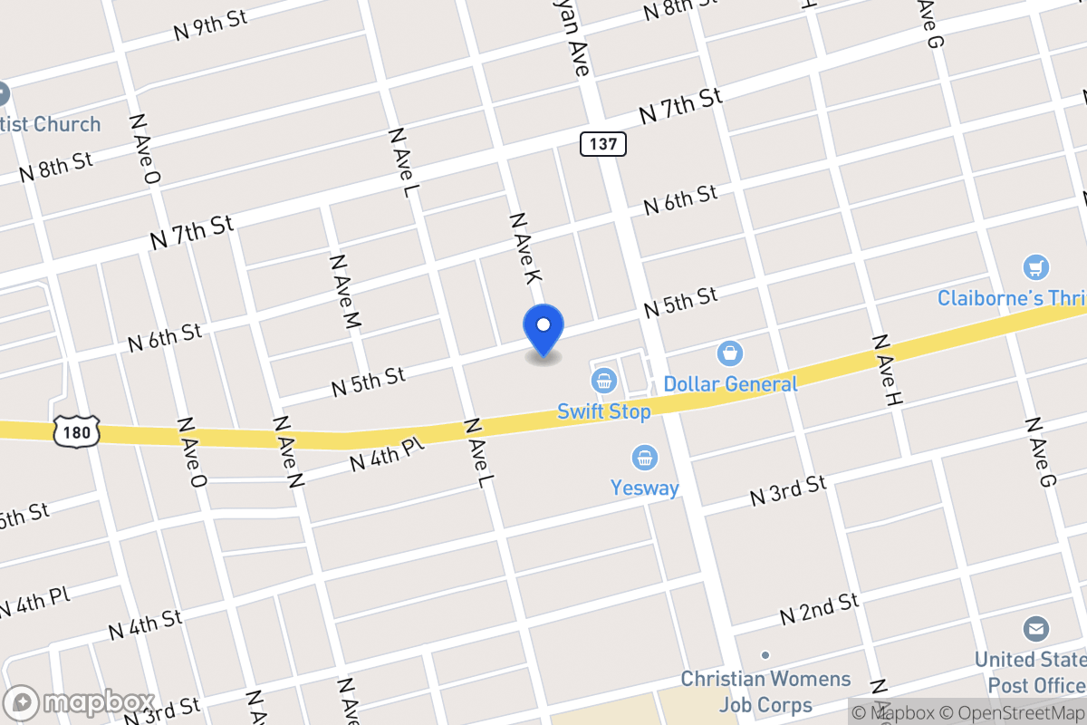 Map of N 5th