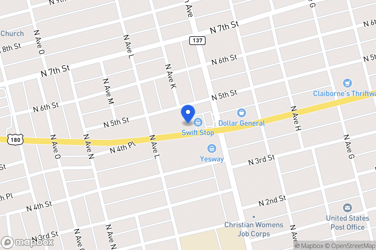 Map of 1100  Blk N 4th