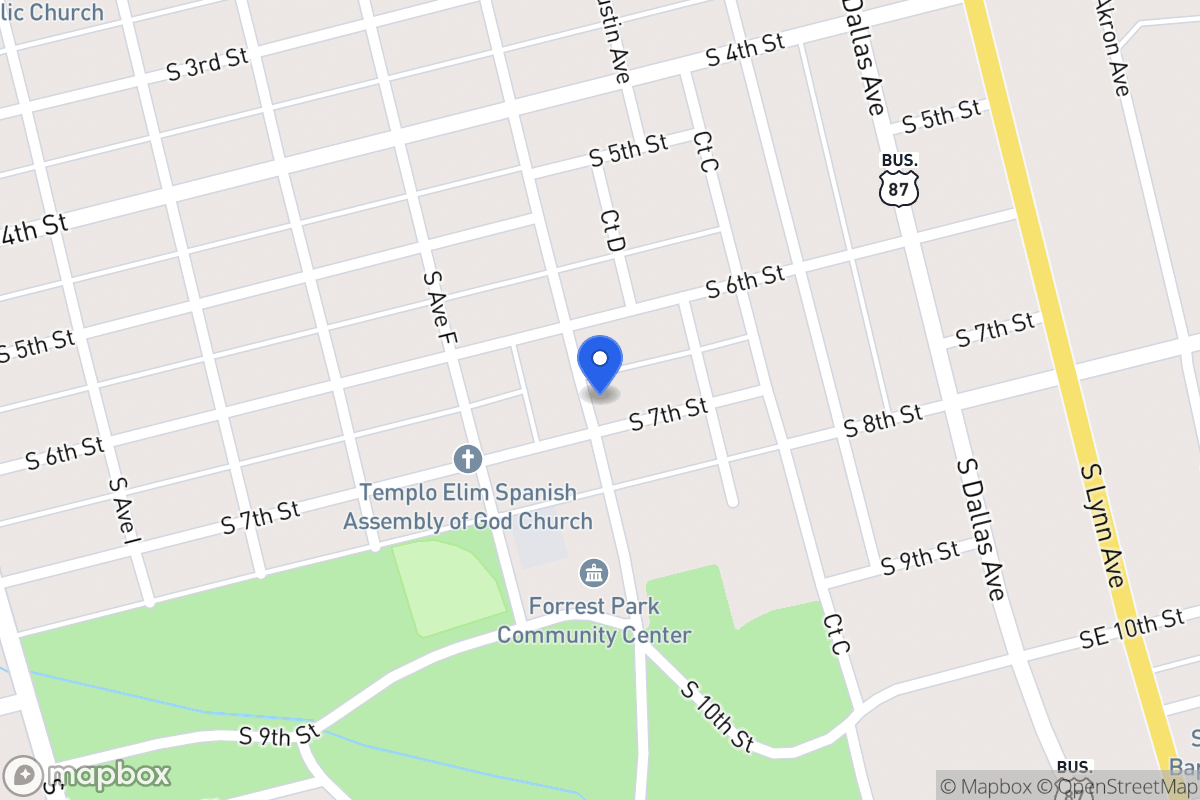 Map of 512 S 7th