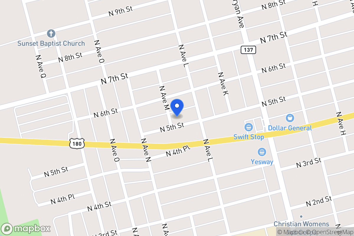 Map of 1310 N 5th