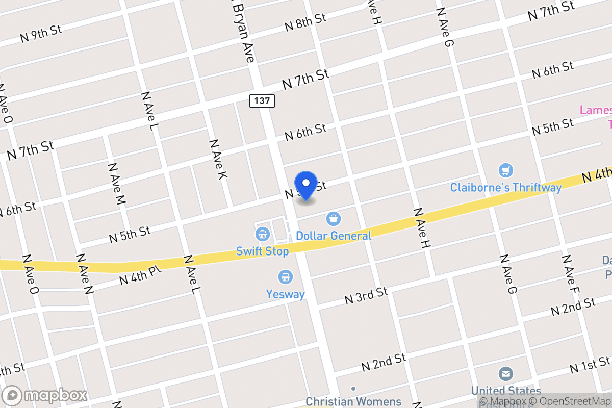 Map of 1011 N 5th