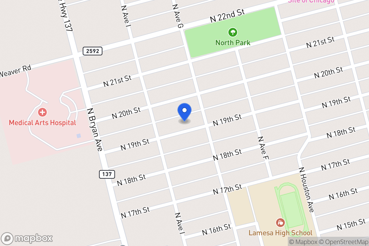 Map of 806 N 19th