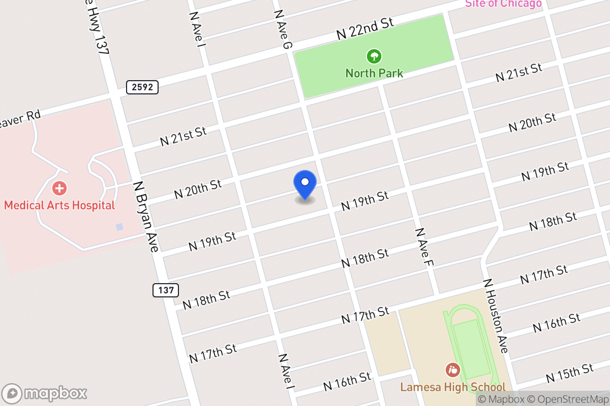 Map of 804 N 19th